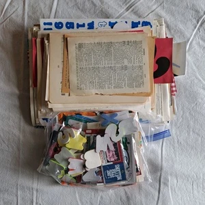 Junk Journal, Collage, Assemblage Supplies. Vintage & New - Picture 1 of 11