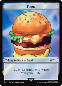 Magic The Gathering MTG FOOD TOKEN Guarida Secreta Casi Nuevo - Imagen 1 de 1