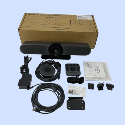 Logitech MeetUp Camera & Speaker Phone Unit Video Conferencing V-R0007 #NO0037 - Image 1 of 4