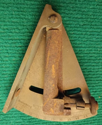 Ancien Niveau de Pointage en Laiton et en Fer - F.L.S 1917 - Entfernung - Photo 1/4