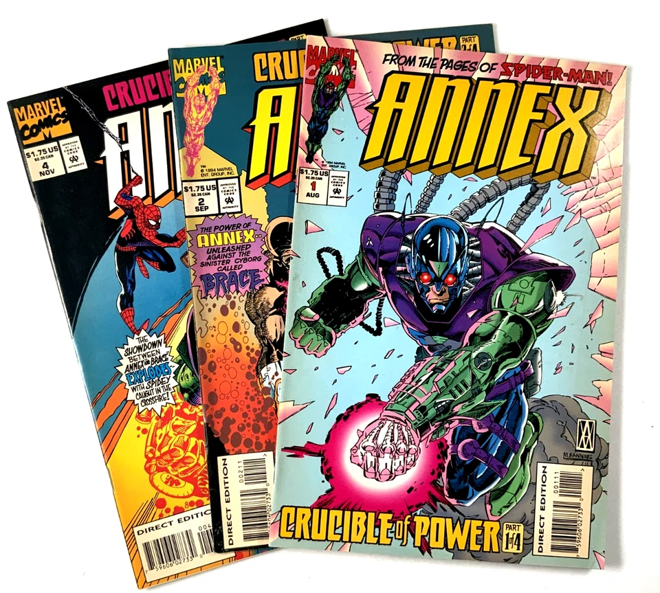 Marvel ANNEX (1994) #1 2 4 Key 1st Issue Spider-Man VF to VF/NM (9.0) Ships FREE - Image 1 of 4
