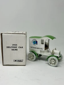 New Ertl ZFN9708 1/25 Scale 1905 Toy Farmer Delivery Car Bank W/Key 🇺🇸 Made - Picture 1 of 10