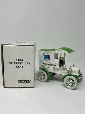 New Ertl ZFN9708 1/25 Scale 1905 Toy Farmer Delivery Car Bank W/Key 🇺🇸 Made - Image 1 of 4