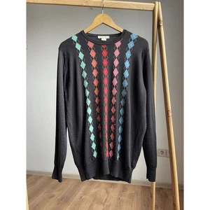 John Smedley Pullover Geometrisch Reine Wolle Größe M - Bild 1 von 8