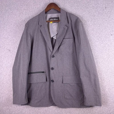 Chaqueta Blazer Eddie Bauer Travex Para Hombre 42 Gris Voyager Viaje Elastizada Rendimiento Foto 1 de 4