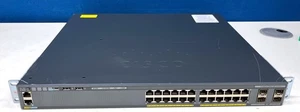 Cisco C2960XR-24PS-I 24 Port Switch, 4xSFP, PoE+, 2 x 640W Power - Picture 1 of 4