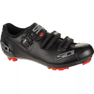 Sidi Men's Trace 2 MEGA Mountain Bike MTB Shoes Black/Black EUR 43.5 / US 9.2 - Picture 1 of 5