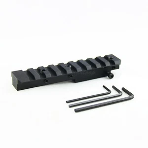 9 Slots Mosin Nagant M44 M91/30 M38 7.62x54 Caliber Rilfe Top Scope Short Mount - Picture 1 of 4