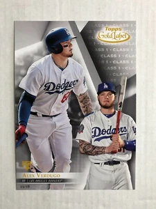 ALEX VERDUGO 2018 Topps Gold Label Class 1 SP JUMBO 5x7 BASE RC 05/49! #57! - Picture 1 of 3