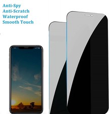 2 Pk Anti-Spy Privacy Tempered Glass Screen Protector for iPhone 14 13 SE 8 7 6