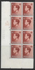 1½d A 36 Cylinder Block - 4 No Dot Unmounted Mint - Mm margin