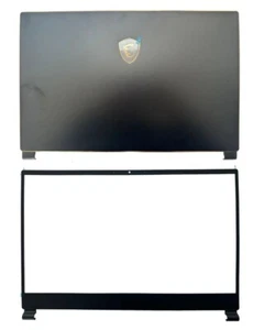 New For MSI GS65 GS65 Stealth MS-16Q2 MS-16Q4 LCD Back Cover & LCD Front Bezel - Picture 1 of 7