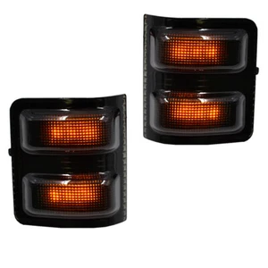 2008-2016 Ford F250 F350 F450 Super Duty Tow Mirror Side LED Signal Light Smoke - Picture 1 of 4
