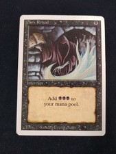 MTG Magic the Gathering Revised DARK RITUAL Light Play *JW06-B