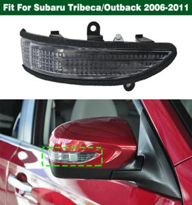 Right Side Mirror Light LED For Subaru Impreza Forester Outback Legacy Tribeca - Picture 1 of 10
