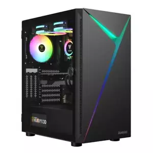 GAMDIAS GD-ARGUS E4 ELITE ATX Mid Tower Gaming Computer PC Case with Tempered - Picture 1 of 1