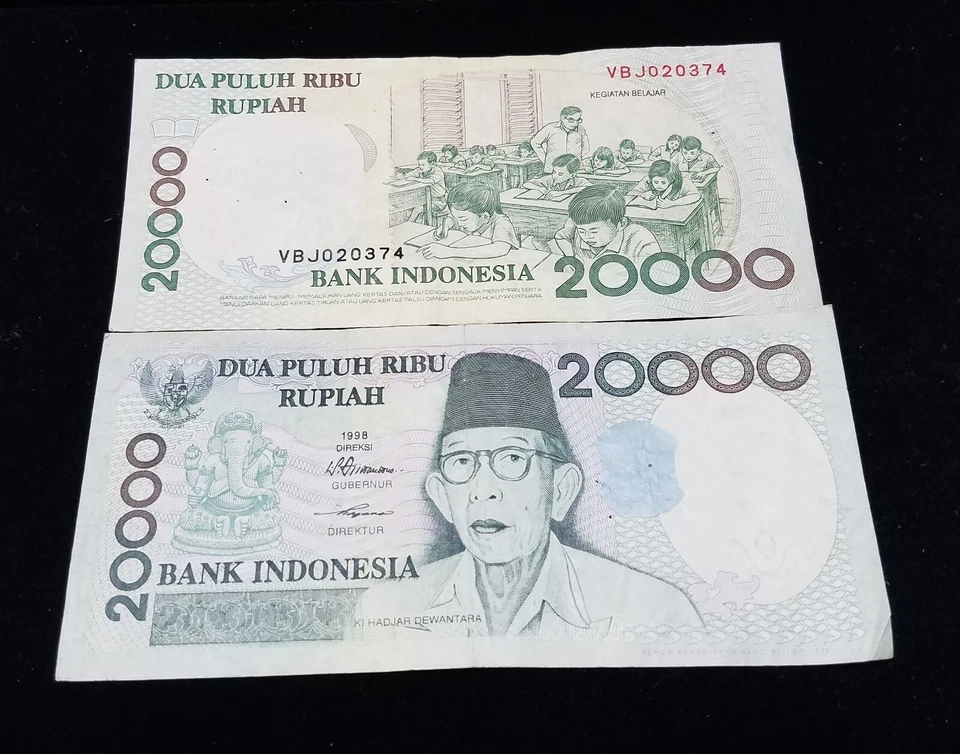 1998 INDONESIA 20000 RUPIAH | Circulated | Classroom | Bank of Indonesia - Image 1 of 1
