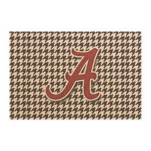 Cozy Houndstooth Door Mat, Personalized Welcome Mat, Exterior Home Decor - Picture 1 of 5