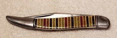 复古 Utica 折叠牙签口袋刀 美丽示例 旧罕见! — 第 1/4 张图片