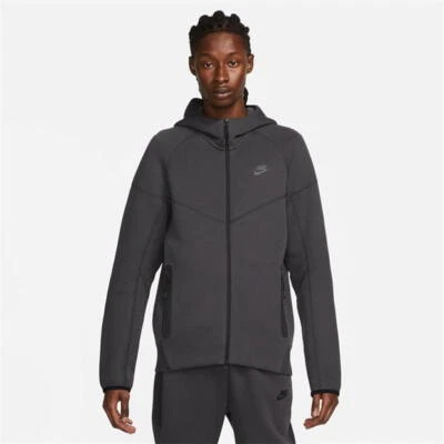 Nike Herren Sportswear Tech Fleece Hoodie Jacke Anthrazit Small UVP 110€ - Bild 1 von 4