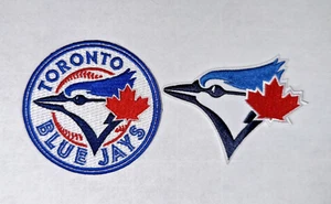 (2) Toronto Blue Jays MLB Team +circle Logo Embroidered 3in Iron / Sew-On Patch - Picture 1 of 5