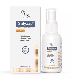 Fixderma Salyzap Body Acne Body Spray - 50 ml Free Shipping - Picture 1 of 9