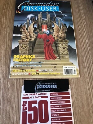 MAGAZINE COMMODORE 64 128 DISK USER JULY 1990 + DISK JEUX RARE - Photo 1/4