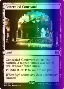 MTG Magic the Gathering Concealed Courtyard (245s/82) Kaladesh Promos LP FOIL - Picture 1 of 1