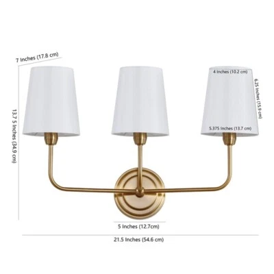 Safavieh SAWYER APLIQUE DE PARED DE TRES LUCES, Precio reducido 2172740221 SCN4016A Foto 1 de 4