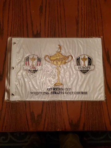 2020 / 21 Ryder Cup (Whistling Straits) EMBROIDERED Golf FLAG Cover