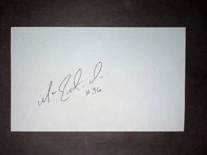 Marco Estrada, NATIONALS (2008 Debut) SIGNED 3x5 Index Card (HS) - Imagen 1 de 1