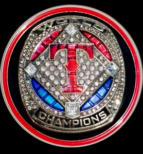 Texas Rangers Baseball World Series Champs Police Security Ring Challenge Coin⚾️ - Picture 1 of 3