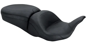 (OPEN BOX) MUSTANG 0802-0886 79700 Lowdown™ 2-Up Seat - Plain - FLHR/X/T/TR '08+ - Picture 1 of 1