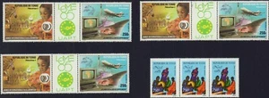 CHAD 1985 POSTA AEREA C284a, C292 STRIP X 3 SET OTTIME CONDIZIONI MNH - Foto 1 di 1