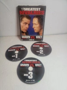 WWE Greatest Rivalries: Shawn Michaels vs. Bret Hart DVD 2011 3-Disc Set - Imagen 1 de 2