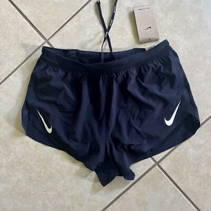 $90 Nike Men’s XS Aeroswift Dri-Fit ADV 2" Running Lined Shorts Black FN3349-010 - Picture 1 of 18
