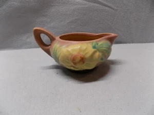 Vintage Roseville Art Pottery Art Deco Peony Pink Creamer #3 C Made In USA - Picture 1 of 9