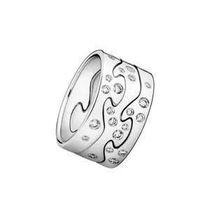 Georg Jensen. Fusion 3-piece Ring - 18k White Gold with Diamonds. - Picture 1 of 1