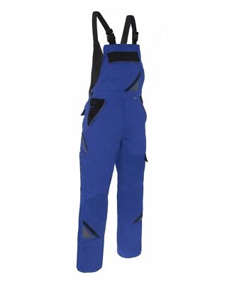 PROFESIONAL Arbeitslatzhose Cargohose Latzhose Berufshose Bauhose Blau (PROF-LATZ-N)