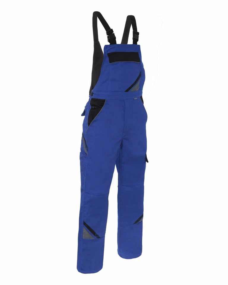 PROFESIONAL Arbeitslatzhose Cargohose Latzhose Berufshose Bauhose Blau (PROF-LATZ-N)