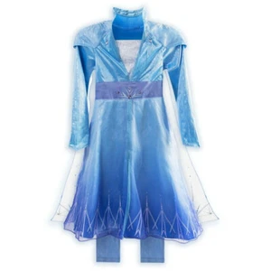 Disney Store Frozen II Queen Elsa Travel Costume Girls Size 4 NWT - Picture 1 of 1