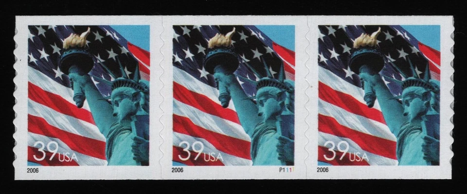 #3981 39c Flag and Liberty, PNC3 P1111 Mint **ANY 5=FREE SHIPPING** - Image 1 of 1