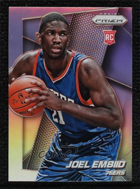 2014-15 Panini Prizm Silver Prizm Joel Embiid #253 Rookie RC