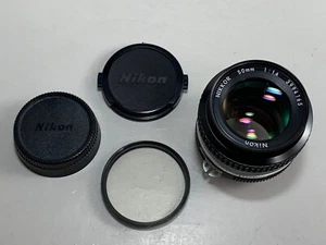 *Near MINT* Nikon Ai Nikkor 50mm F/1.4 Standard Prime Lens w/ L39 Filter - Picture 1 of 13