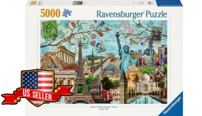 NEW SEALED Ravensburger 17118 Big City Collage 5000 Pc Jigsaw Puzzle USA SELLER - Image 1 of 4