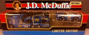 Matchbox NASCAR #70 JD McDuffie Limited Edition Transporter Set In Box    (BNC8) - Picture 1 of 12