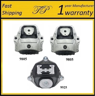Montaje de motor y transmisión de 3 piezas para Audi A5 Quattro 2008-2010 cupé de 3,2 L - transmisión automática Foto 1 de 4