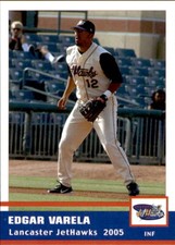 2005 Lancaster Jethawks Grandstand #19 Edgar Varela Clarkston Washington WA Card