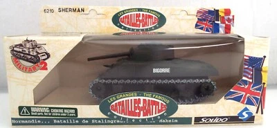 Solido - Sherman Battle Tank - Les Grandes Batailles Edition - No. 6210 ~#9002 - Image 1 of 4