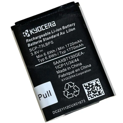 OEM Kyocera SCP-73LBPS DuraXV Extreme E4810 DuraXE Epic E4830 Battery 1770mAh - Image 1 of 4